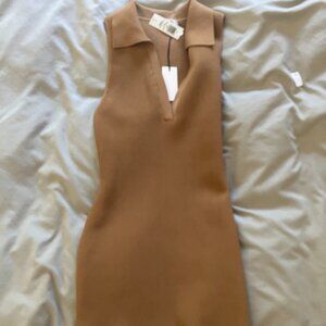 Aritzia Babaton Sculpt Knit Polo Dress